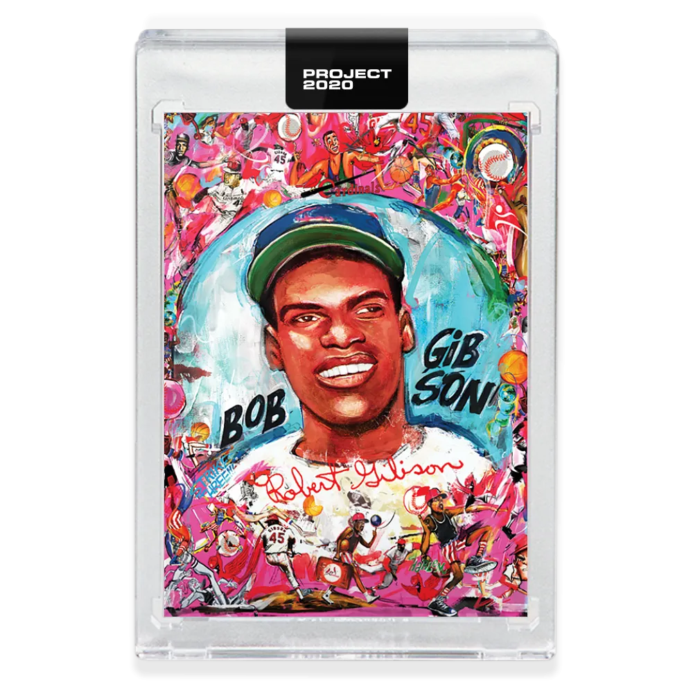 Topps PROJECT 2020 Card 226 - 1959 Bob Gibson by Andrew Thiele - Print Run: 2567