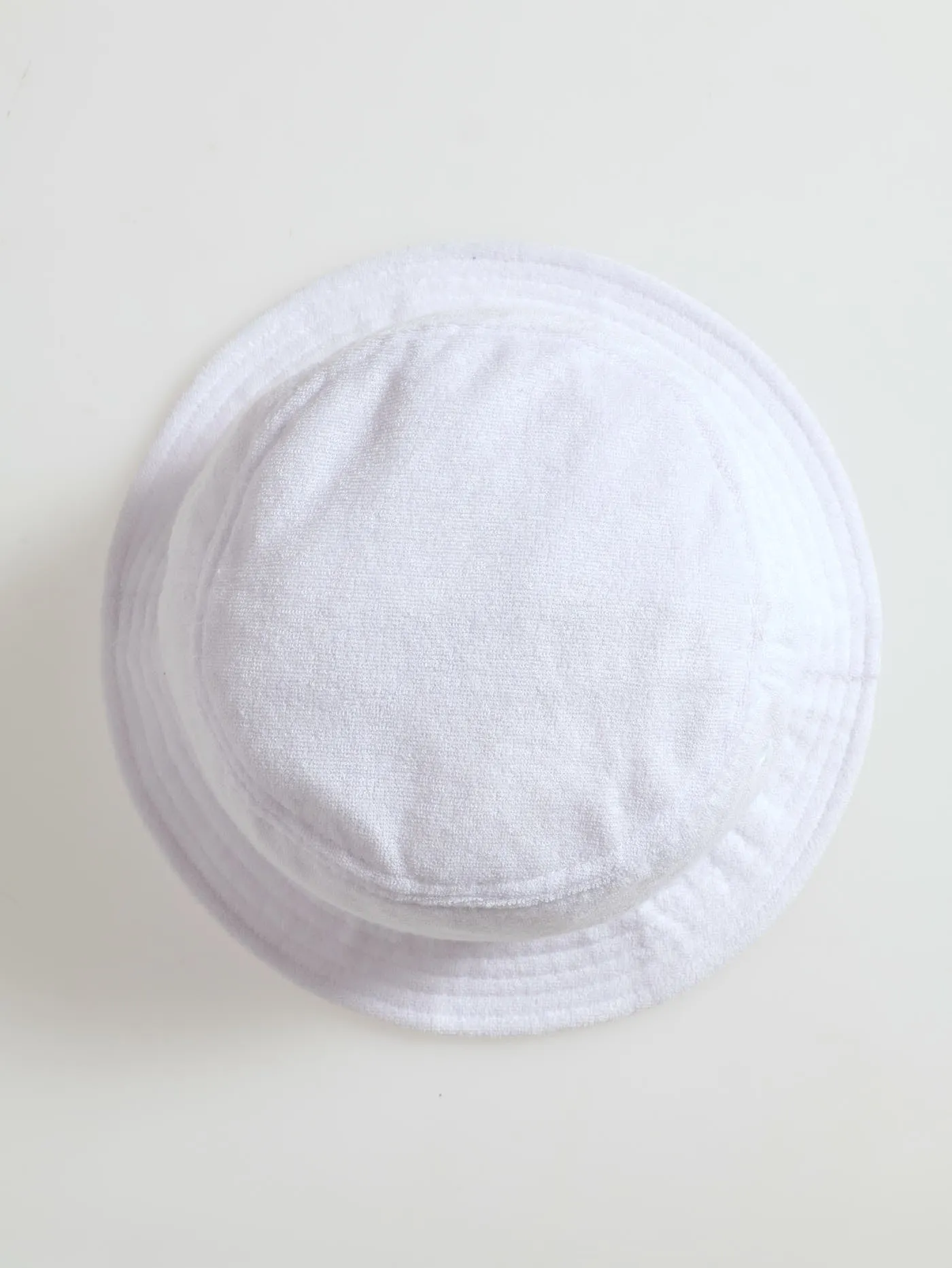 Toweling Bucket Hat - White