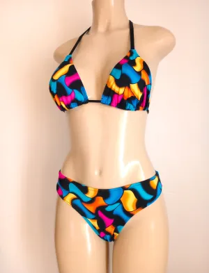 Triangle Bikini Halter Top and Timeless Bikini Bottom