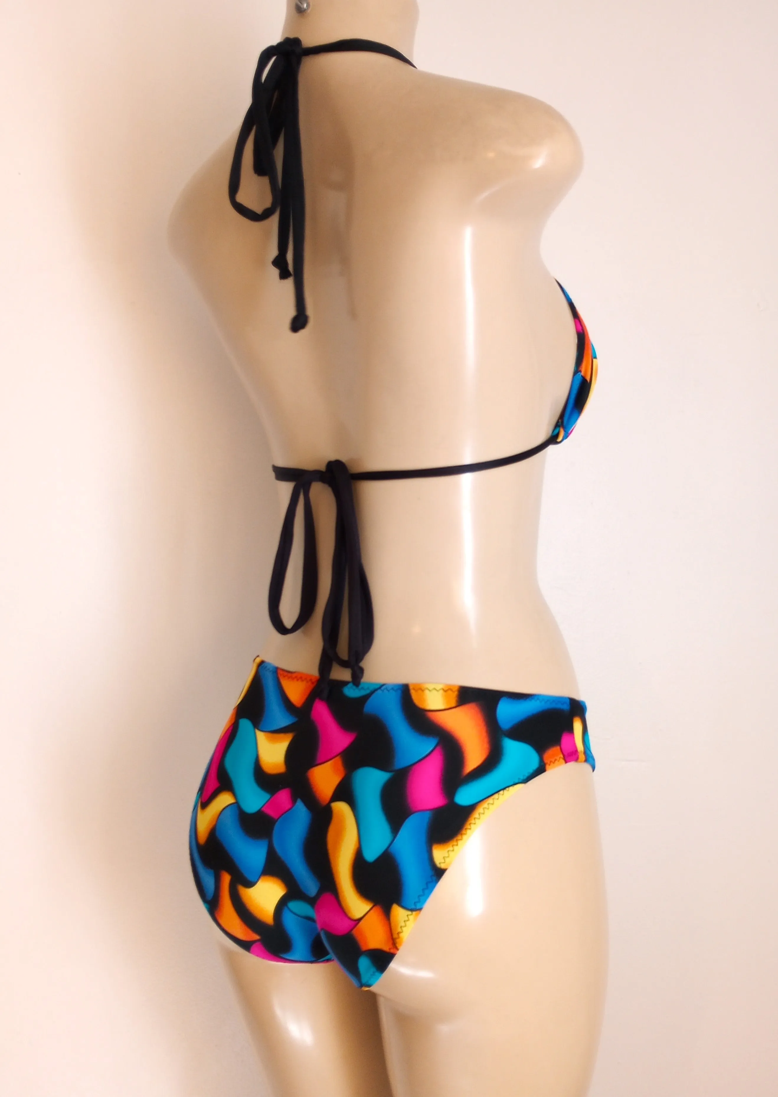Triangle Bikini Halter Top and Timeless Bikini Bottom