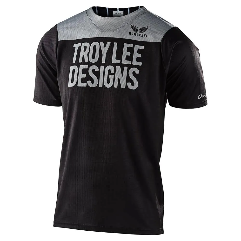 Troy Lee Designs Skyline Pinstripe Block Short Sleeve Mountain Bike Jersey — SALE