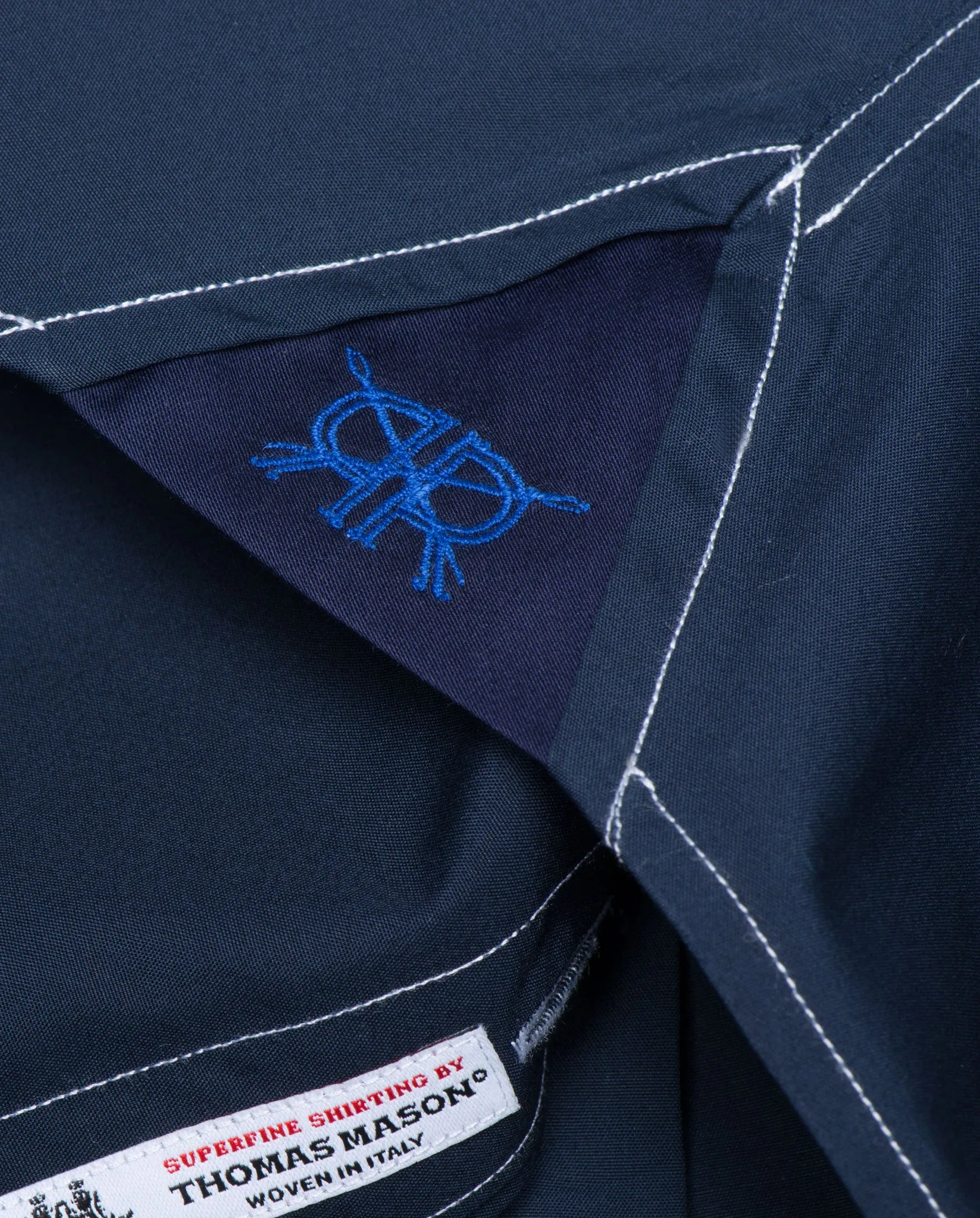 Tunic - Navy with White Stitch