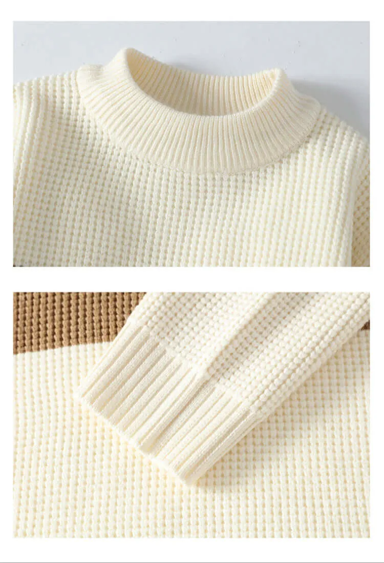 Unisex Striped Knit Sweater | Winter Casual