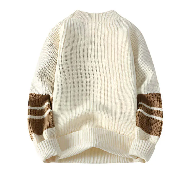 Unisex Striped Knit Sweater | Winter Casual