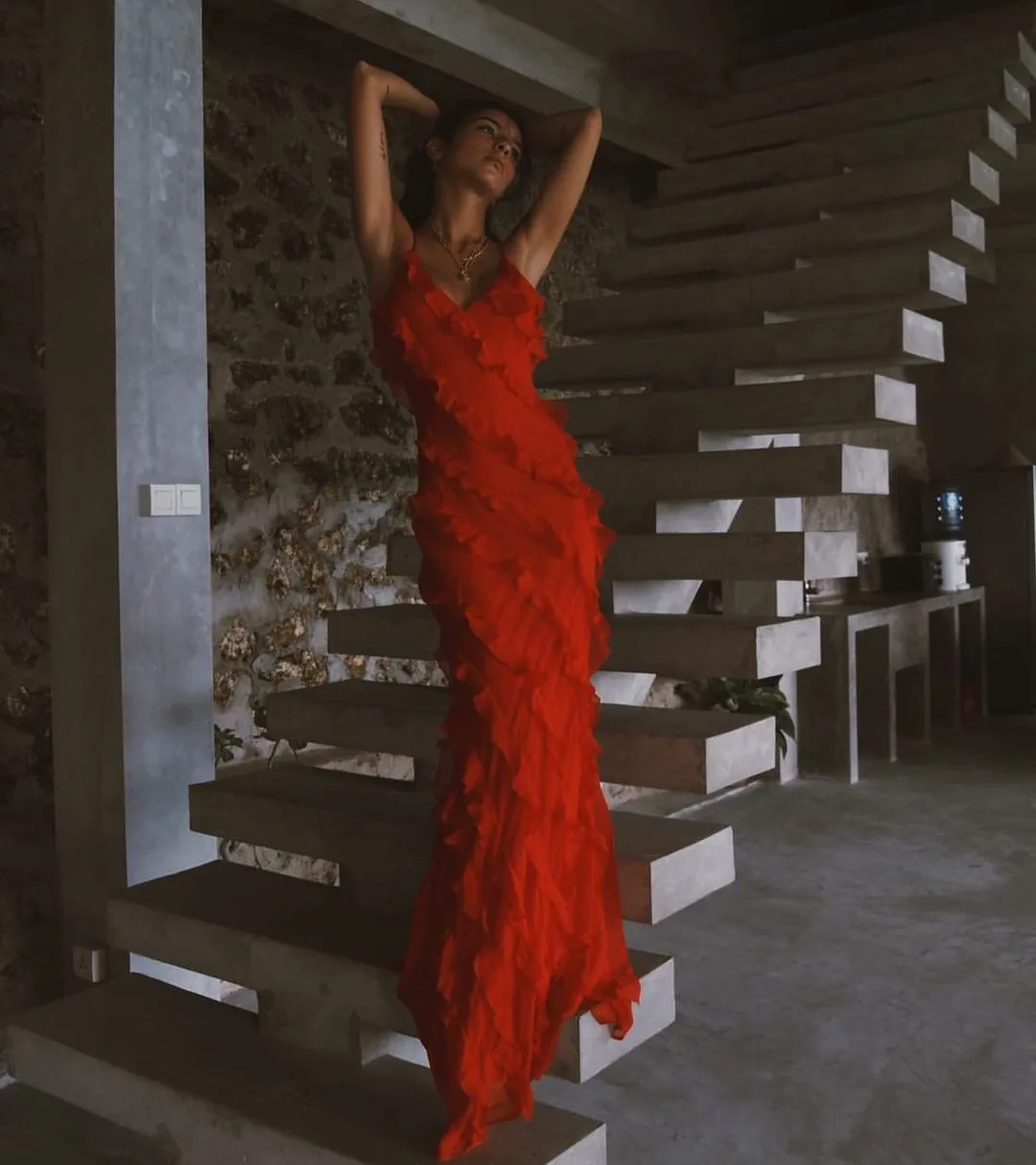 Vanessa® | Elegant Dress With Ruffles