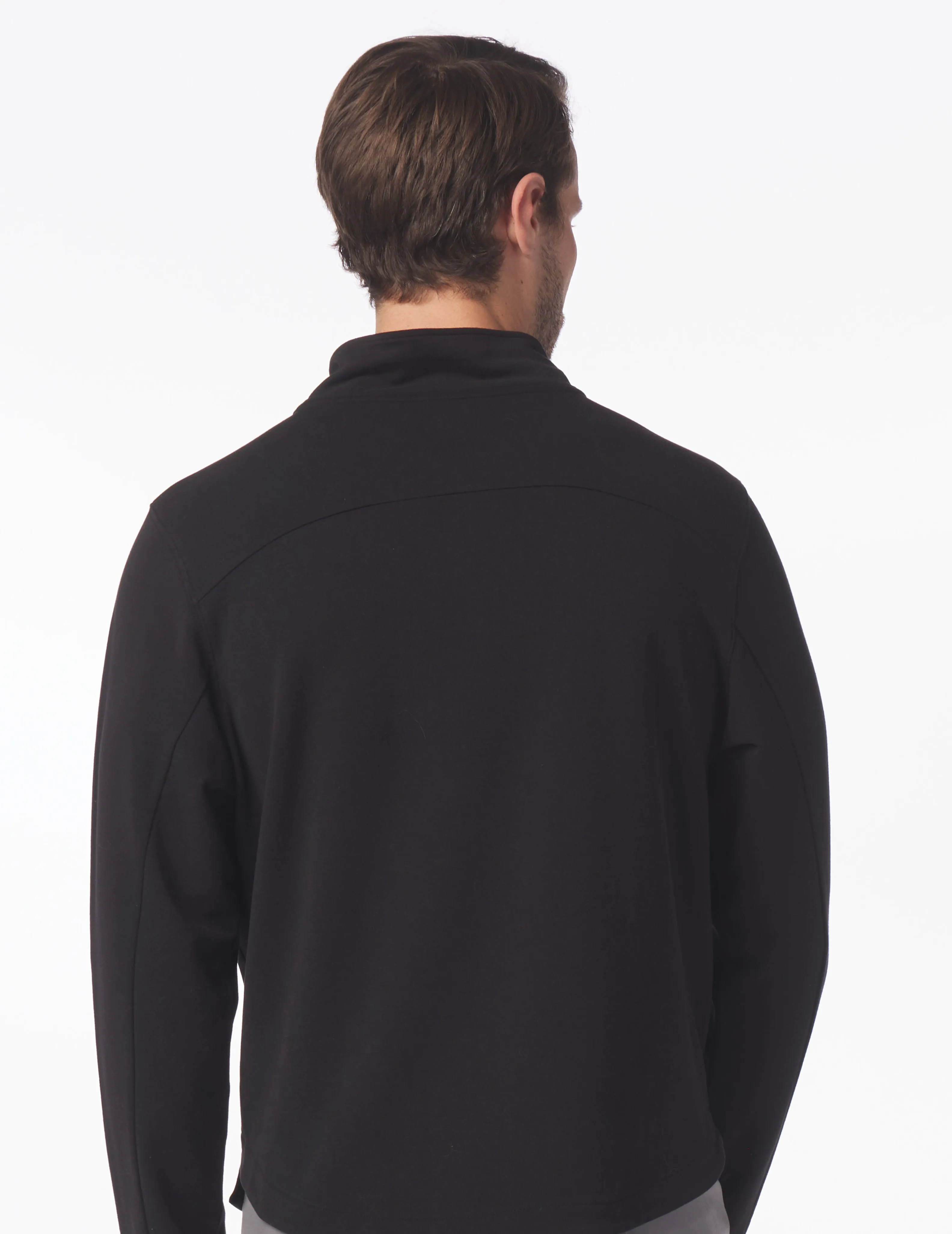 Vertex Quarter Zip: Black