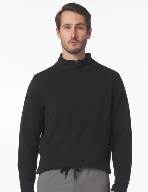 Vertex Quarter Zip: Black