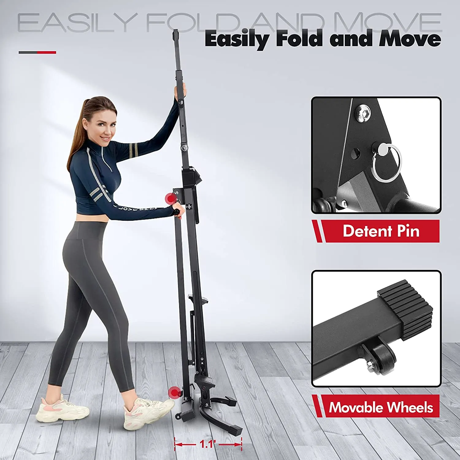 Vertical Climber Stair Stepper Full Body Workout Machine