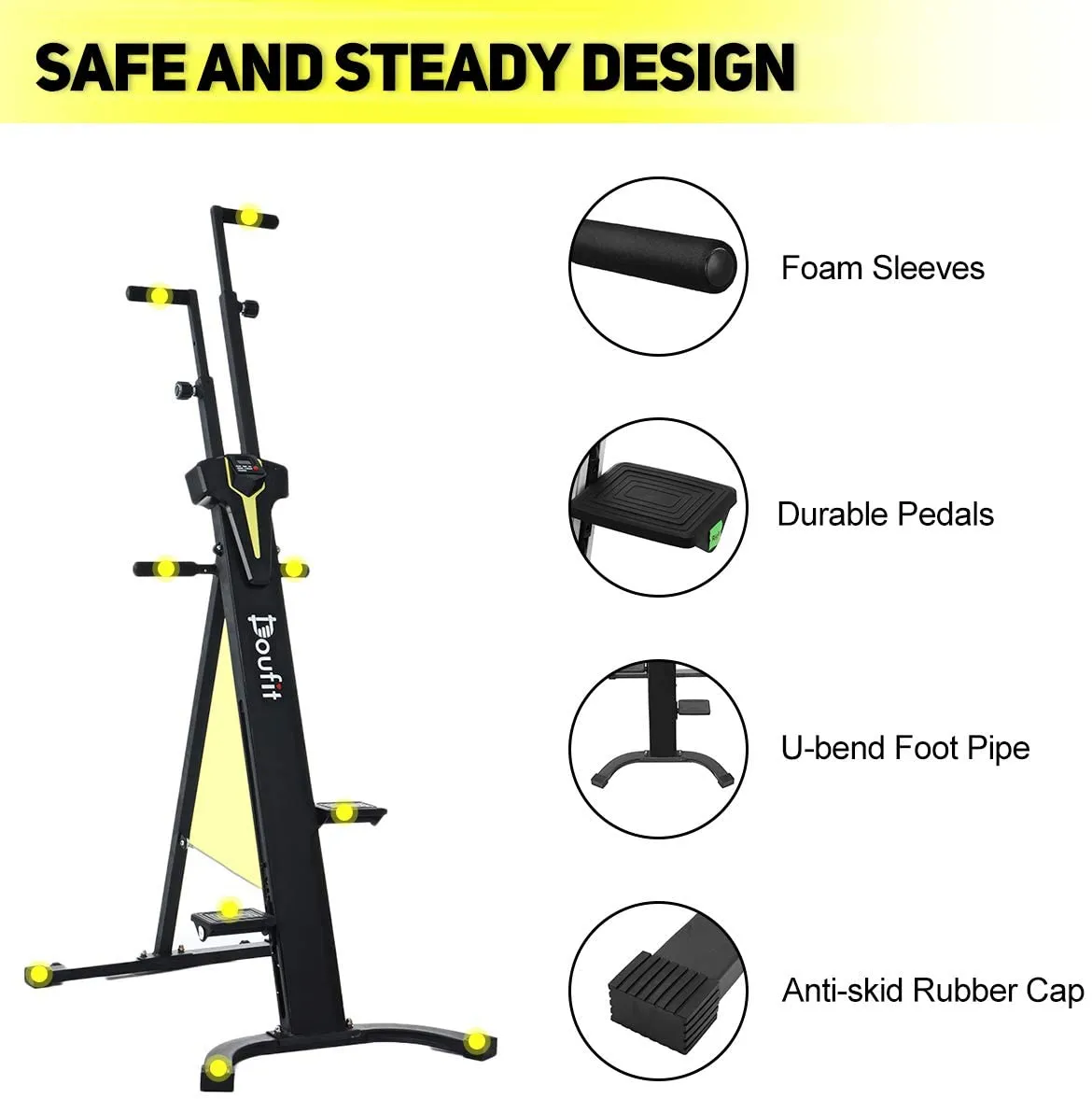 Vertical Climber Stair Stepper Full Body Workout Machine