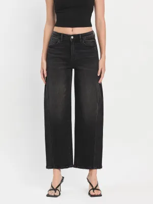 VERVET Instant Super High Rise Barrel Jeans