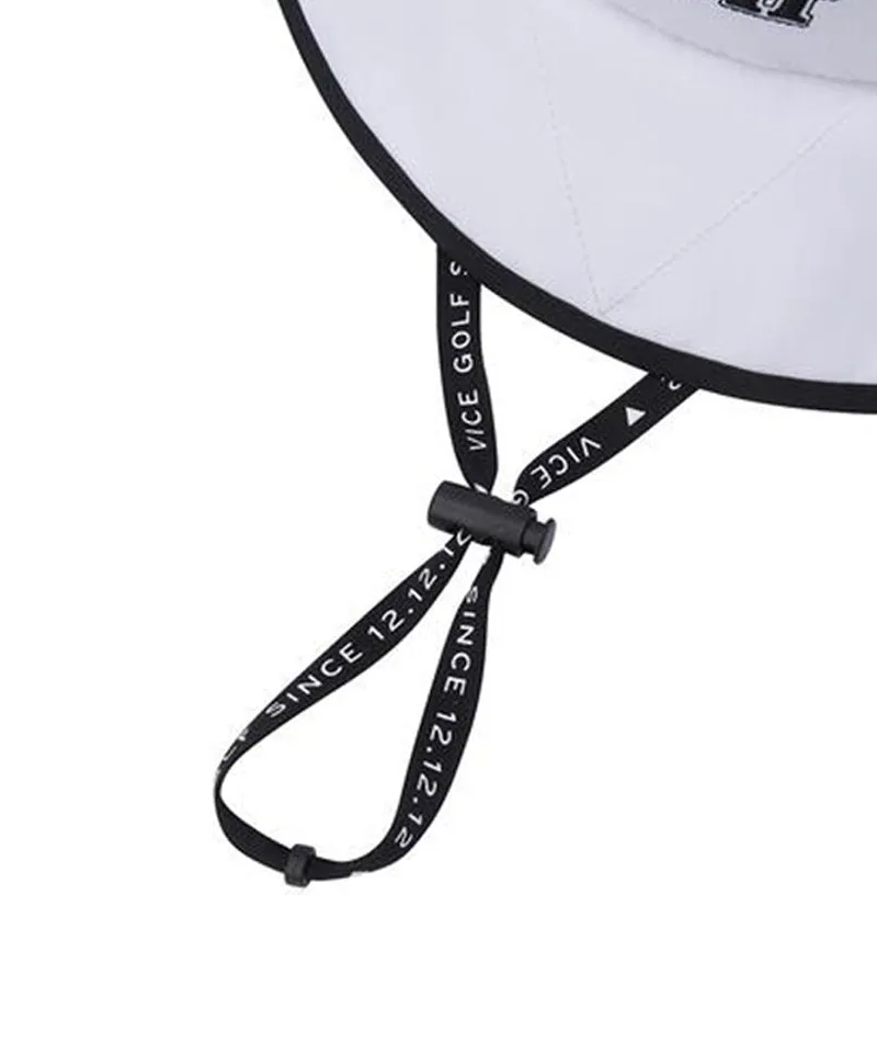 Vice Golf Atelier Typo Logo Bucket Hat - White