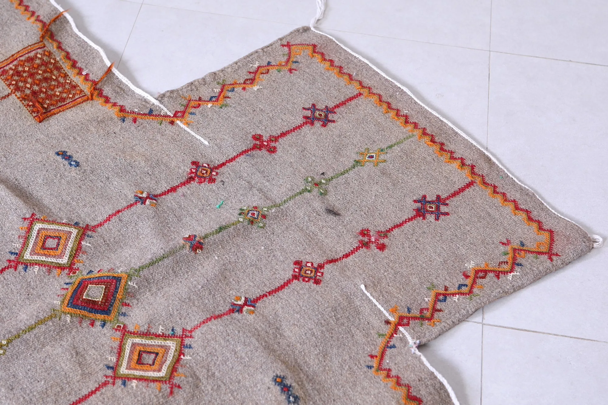 Vintage berber cape, handmade selham cape