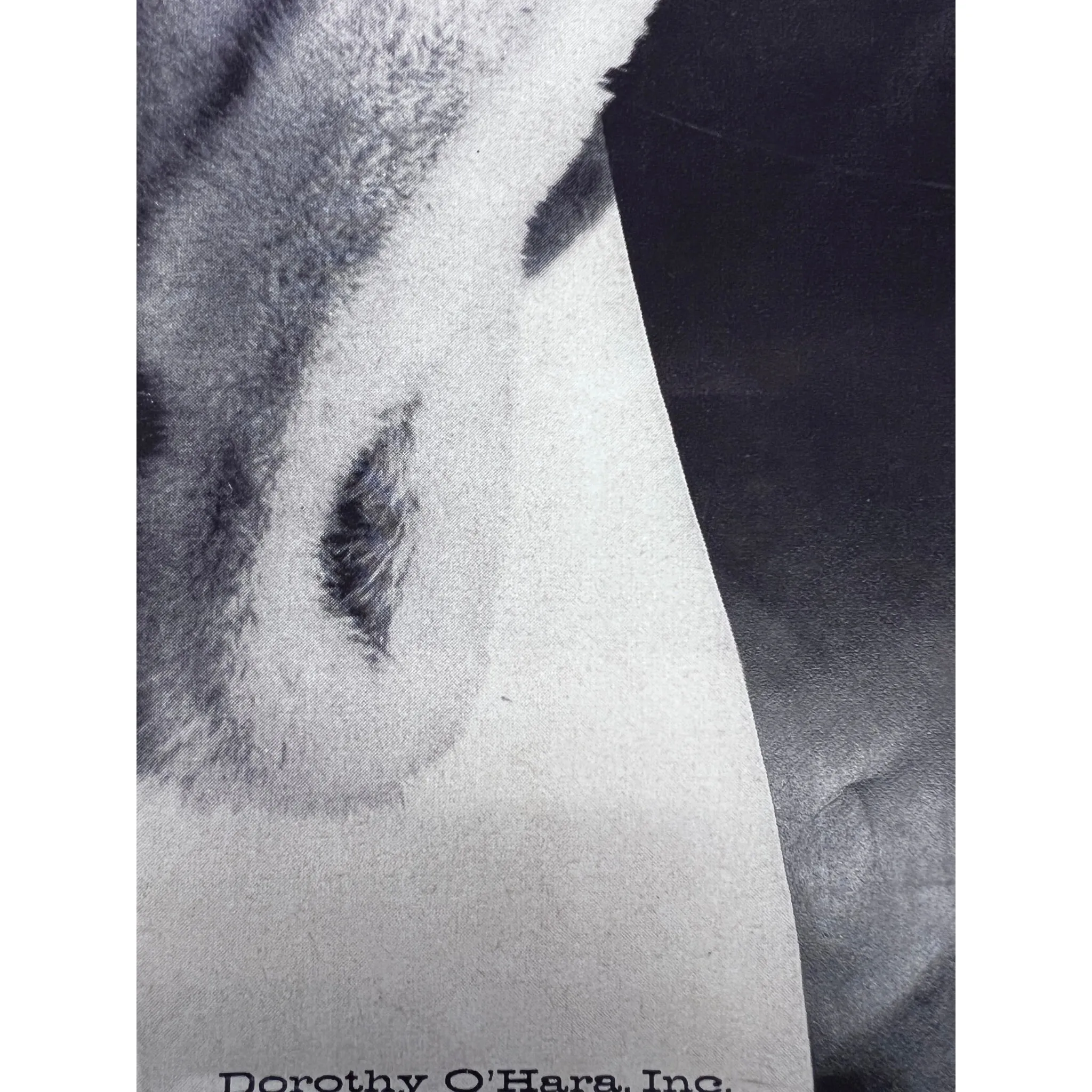 Vintage Dorothy O'Hara  Framable Fashion Ad 15"x11" 1940s (photocopy)