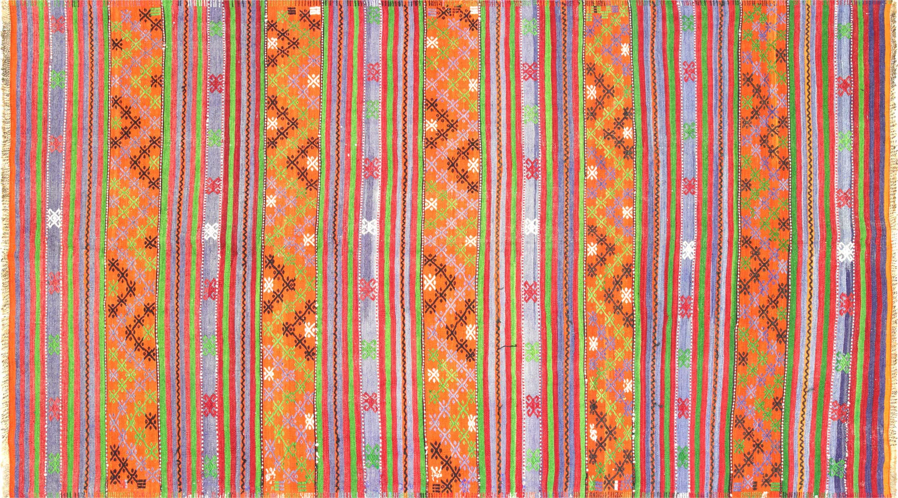 Vintage Turkish Kilim - 5'8" x 10'1"