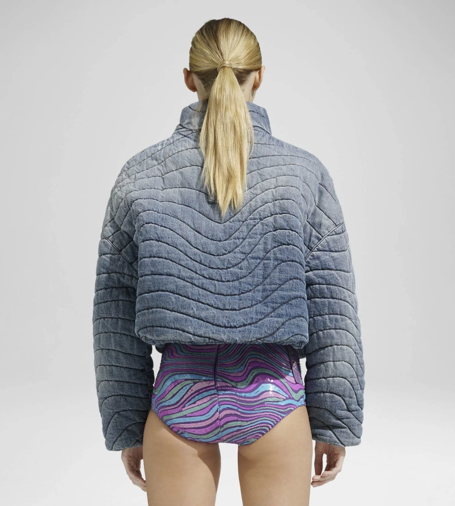 WAVE JOY CROPPED DENIM