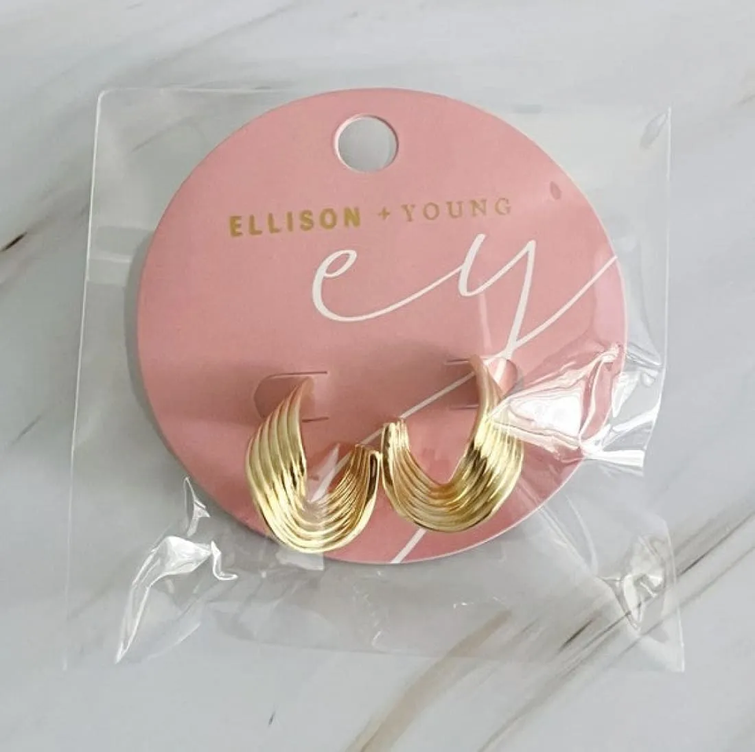 Wave Twisted Hoop Earrings