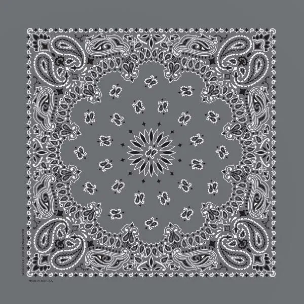 Western Express Traditional Standard Size Paisley Bandana