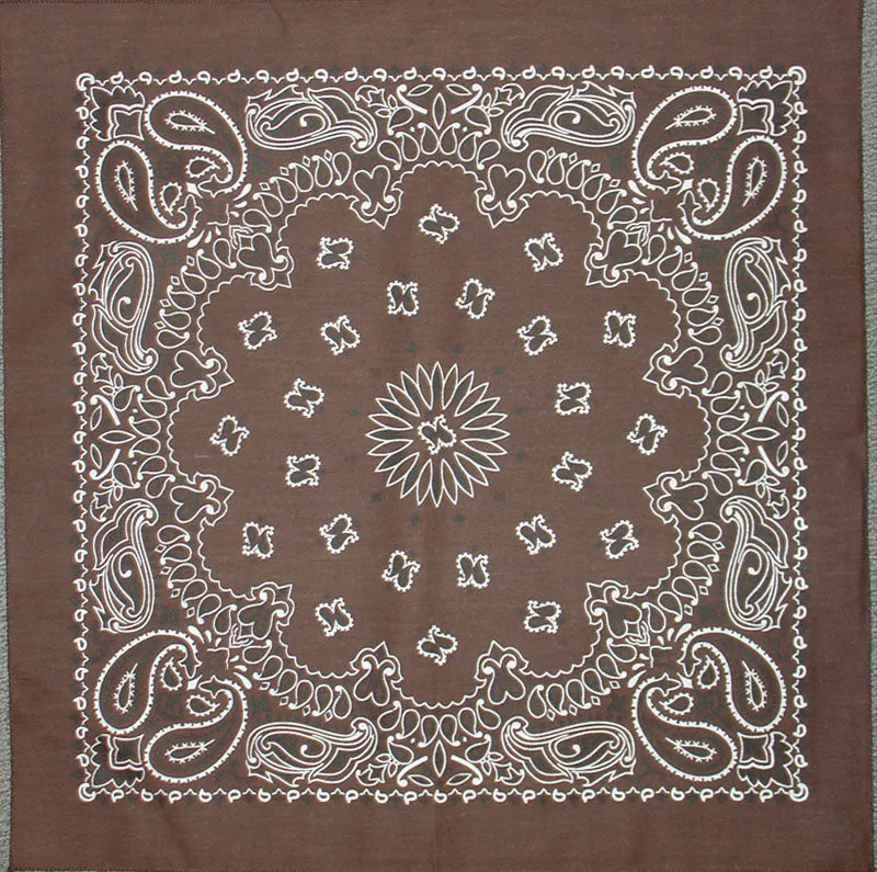 Western Express Traditional Standard Size Paisley Bandana