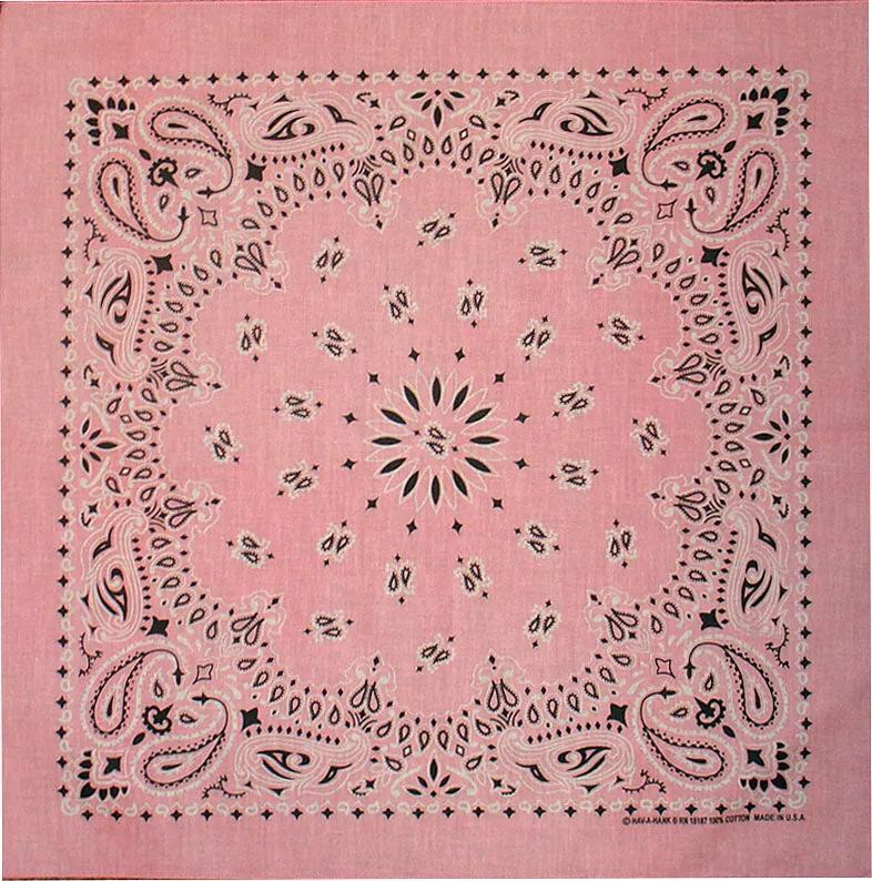 Western Express Traditional Standard Size Paisley Bandana