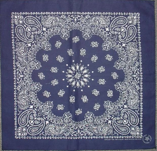 Western Express Traditional Standard Size Paisley Bandana