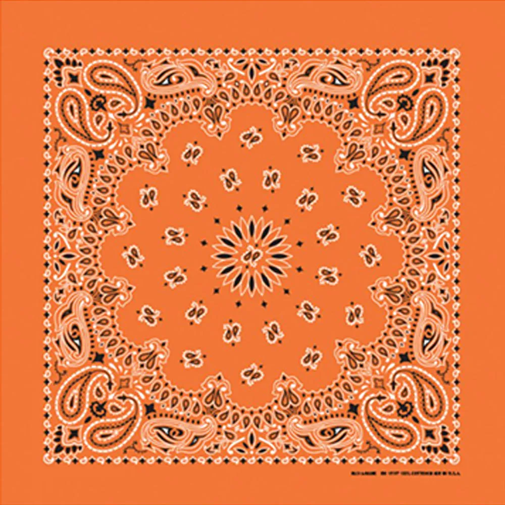 Western Express Traditional Standard Size Paisley Bandana
