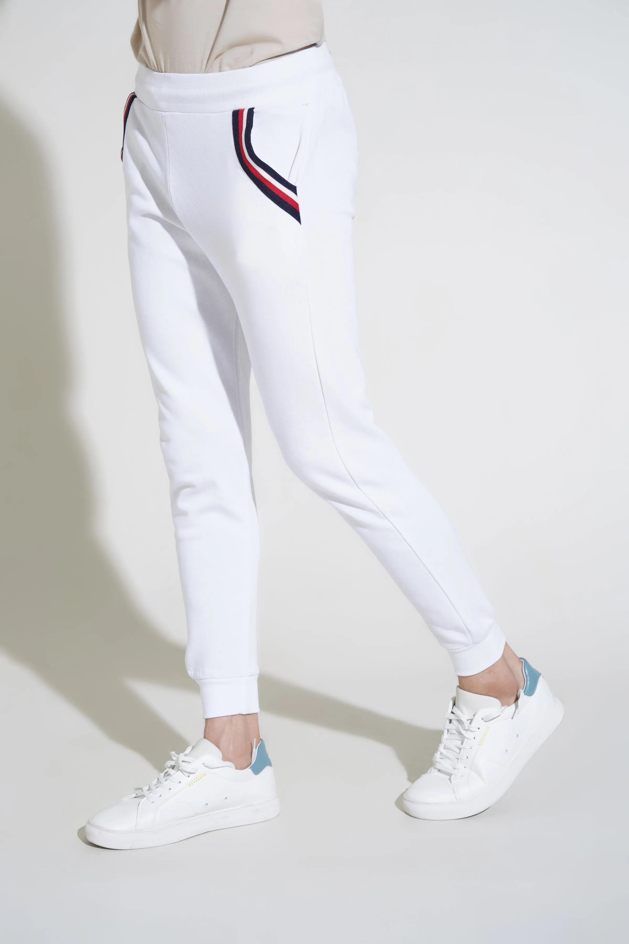 White Knit Trouser