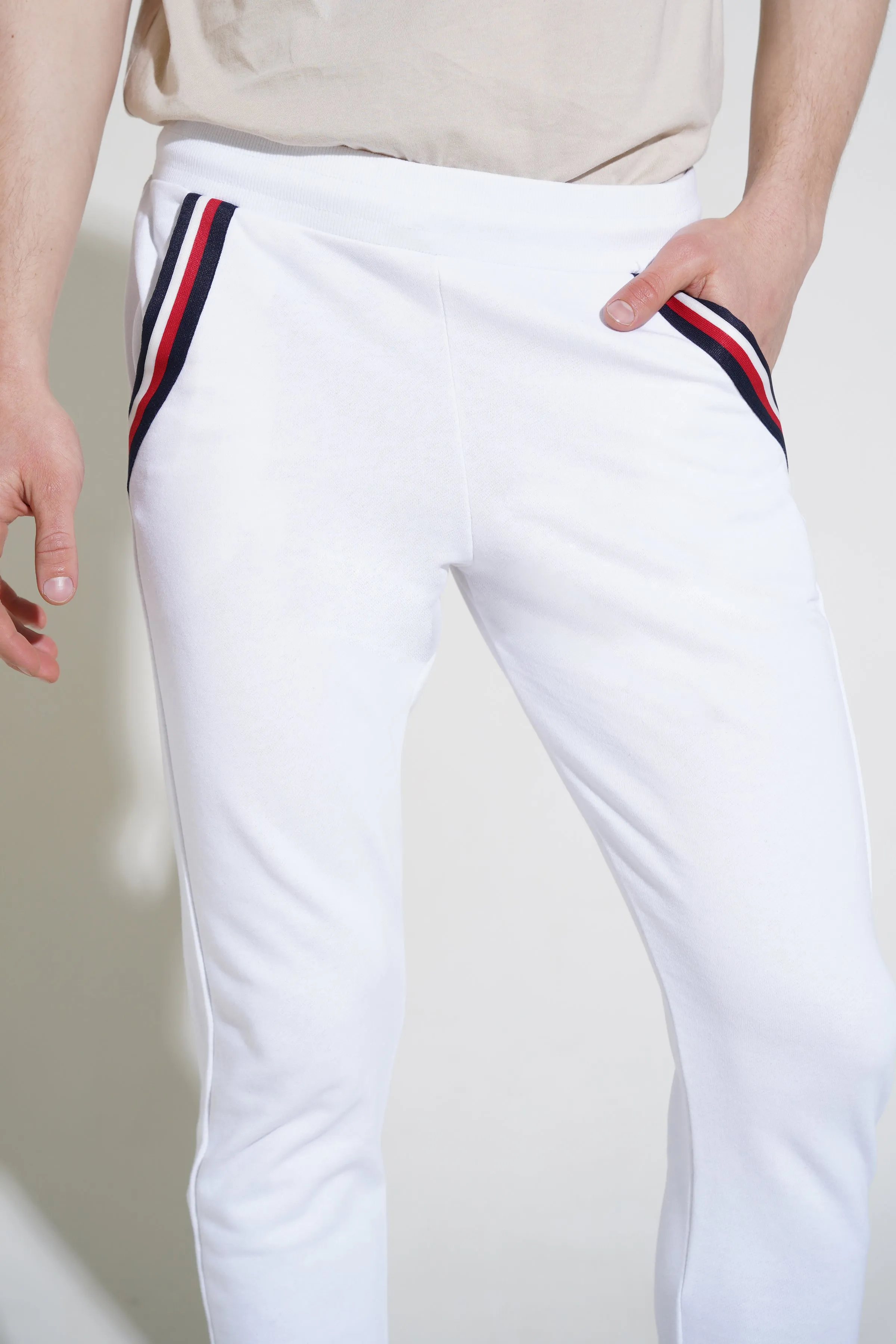 White Knit Trouser