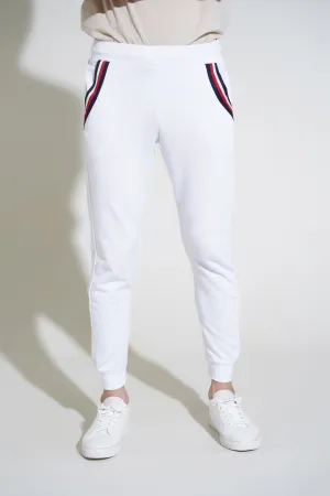 White Knit Trouser
