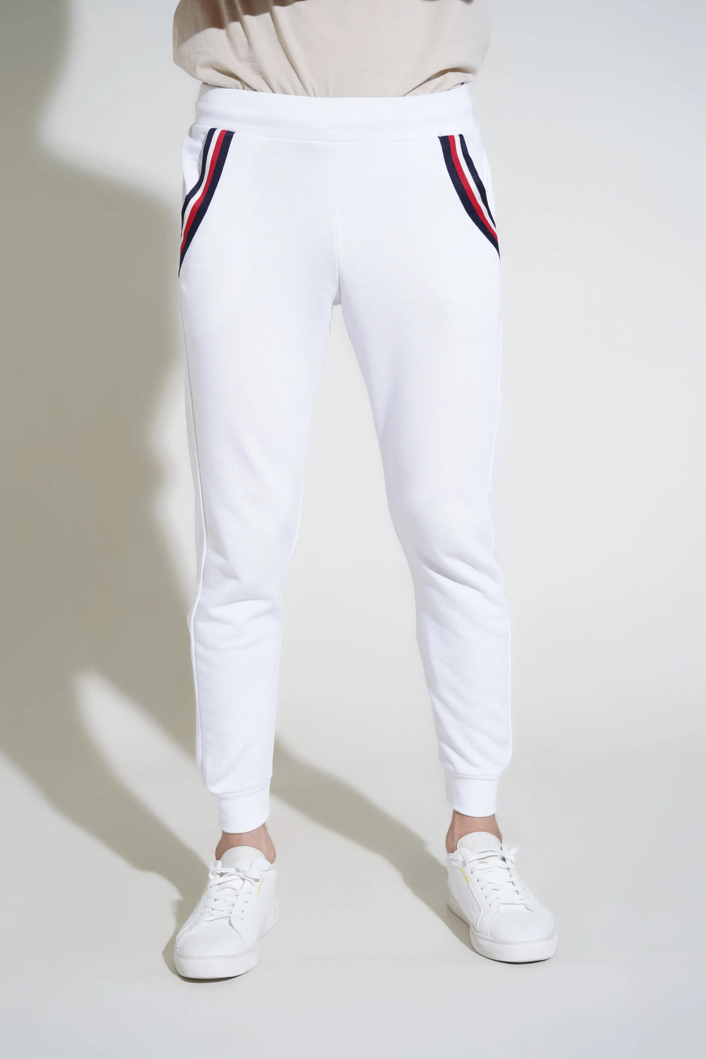 White Knit Trouser