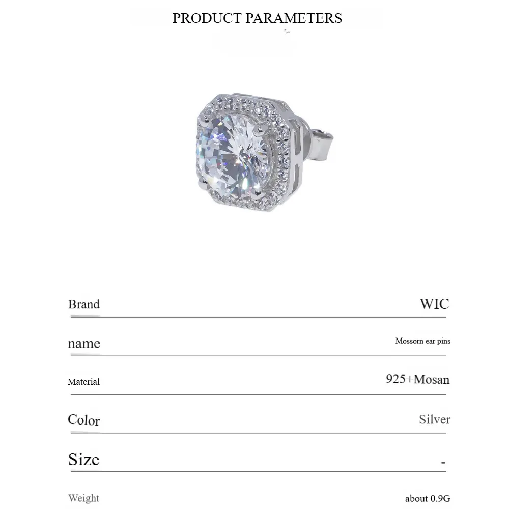 WIC | Classic Moissanite Earrings
