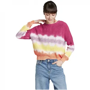 Wild Fable Women's Crewneck Oversized Tie Dye Pullover Sweater