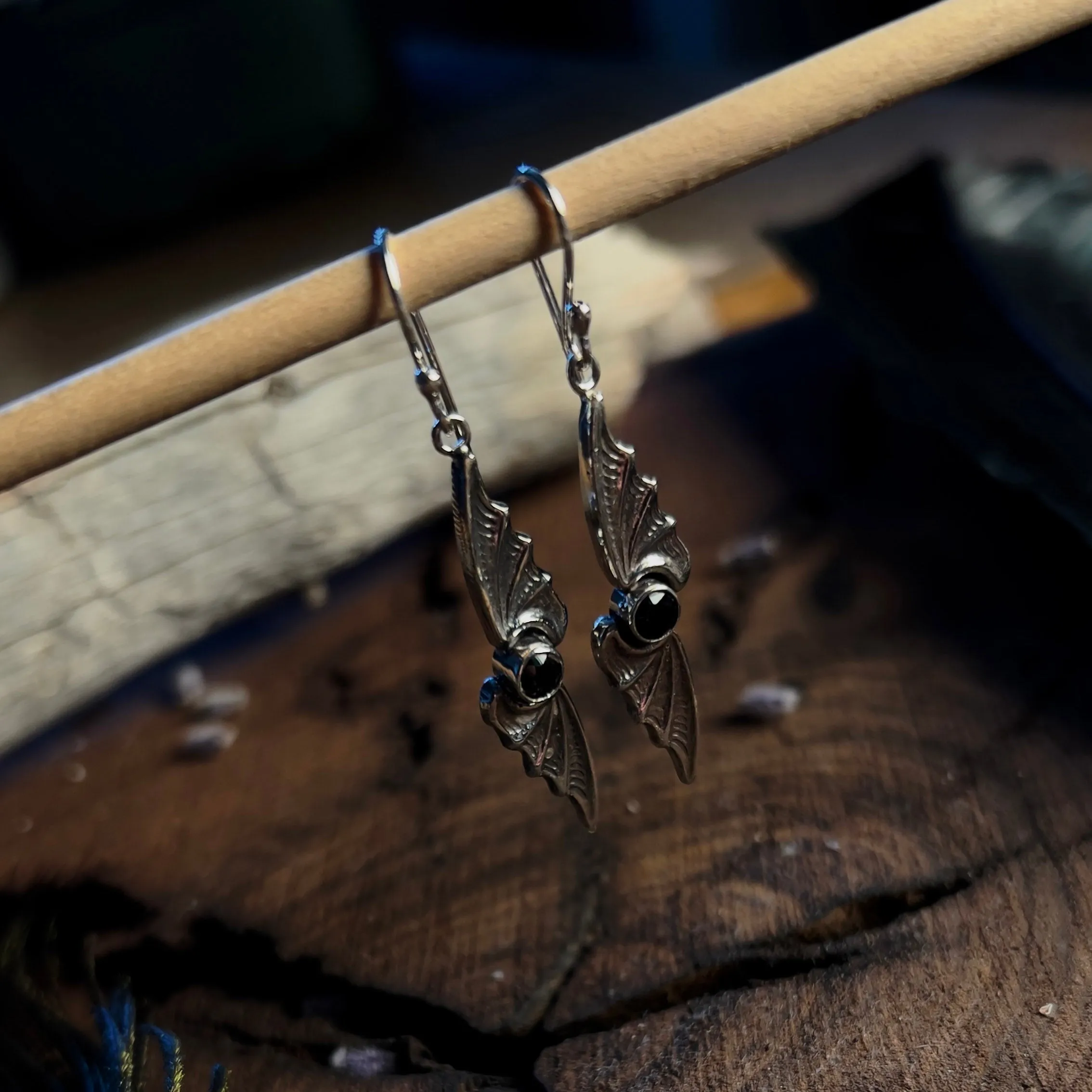 Wing in Stone Earrings
