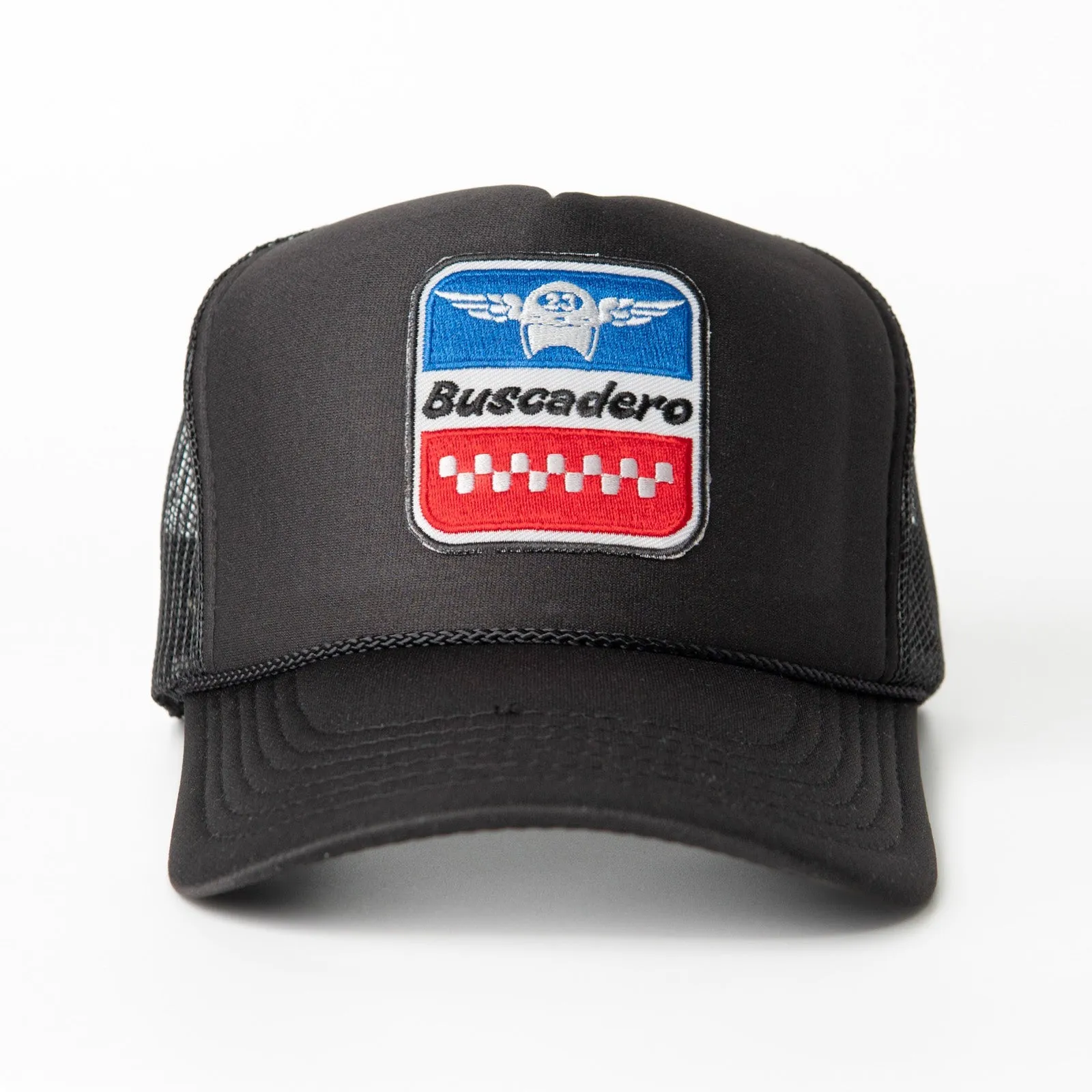 'Wings’  Foam Trucker Hat - Black