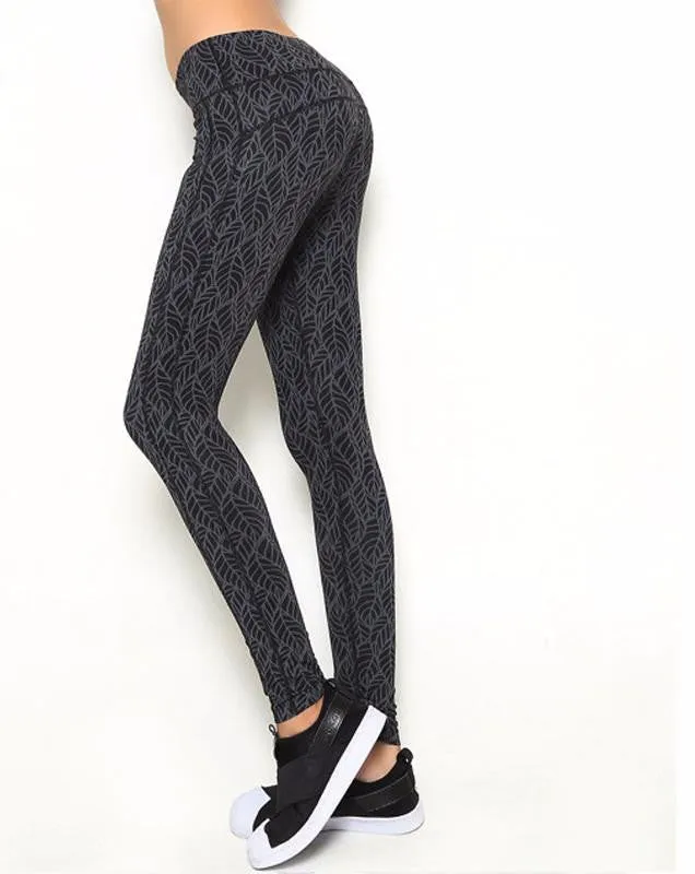 Women Push-up Sporting Leggings Print Fashion Patchwork Elastic Skinny Fitness Leggings Sporting Clothing For Women
