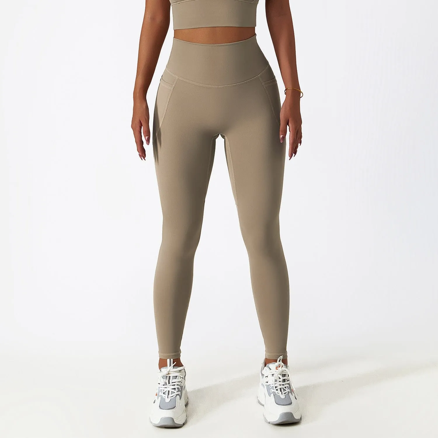 Women's Quick-drying High Waist Hip Lift Slim Fitness Pants