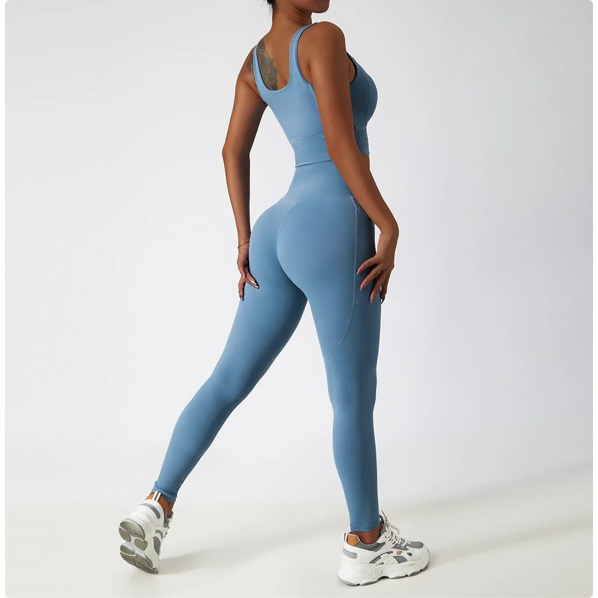 Women's Quick-drying High Waist Hip Lift Slim Fitness Pants