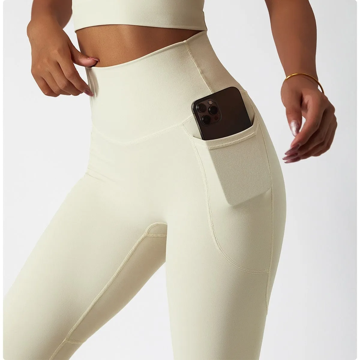 Women's Quick-drying High Waist Hip Lift Slim Fitness Pants