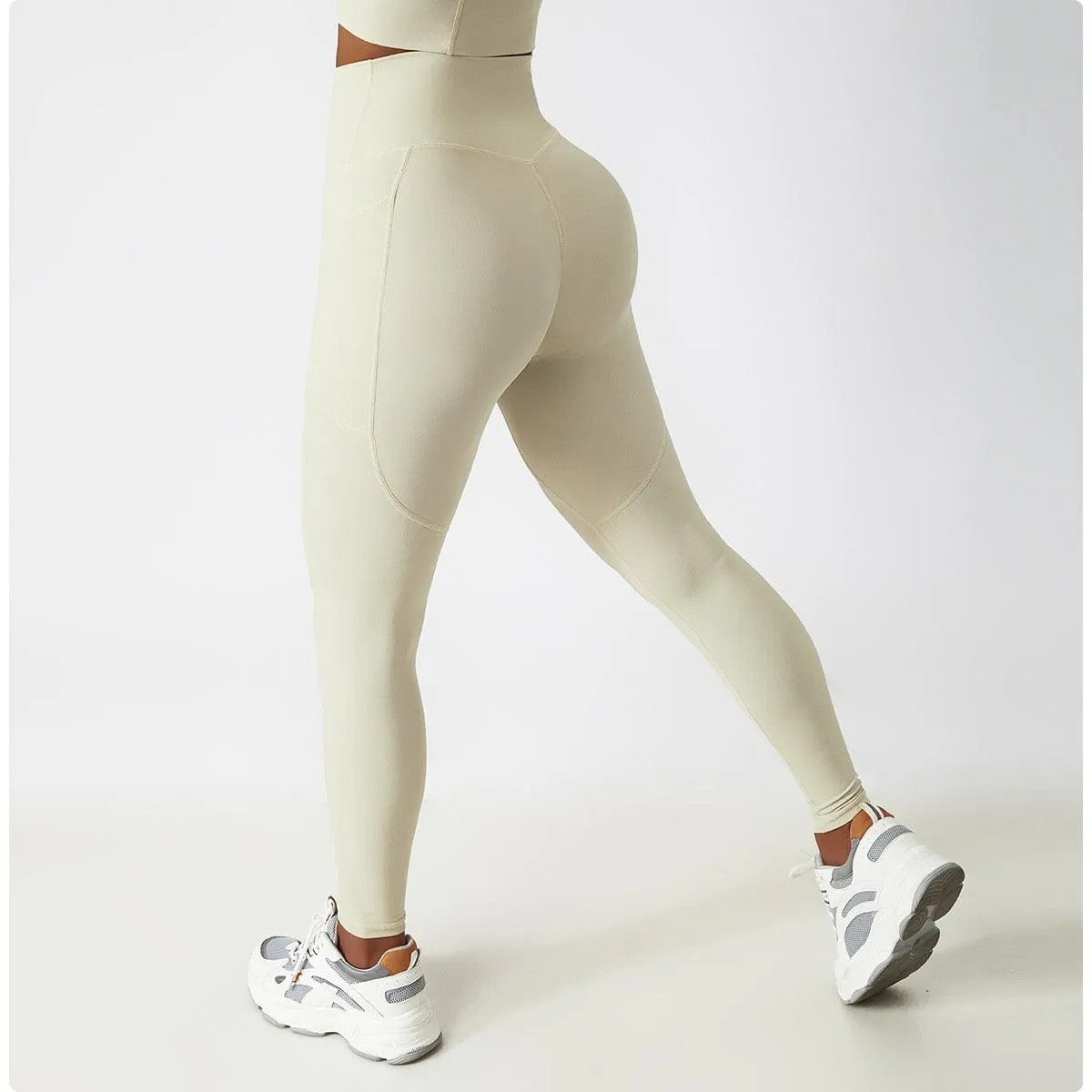 Women's Quick-drying High Waist Hip Lift Slim Fitness Pants