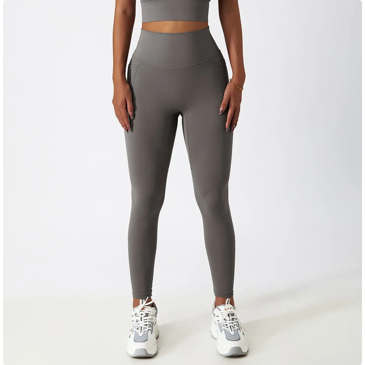 Women's Quick-drying High Waist Hip Lift Slim Fitness Pants