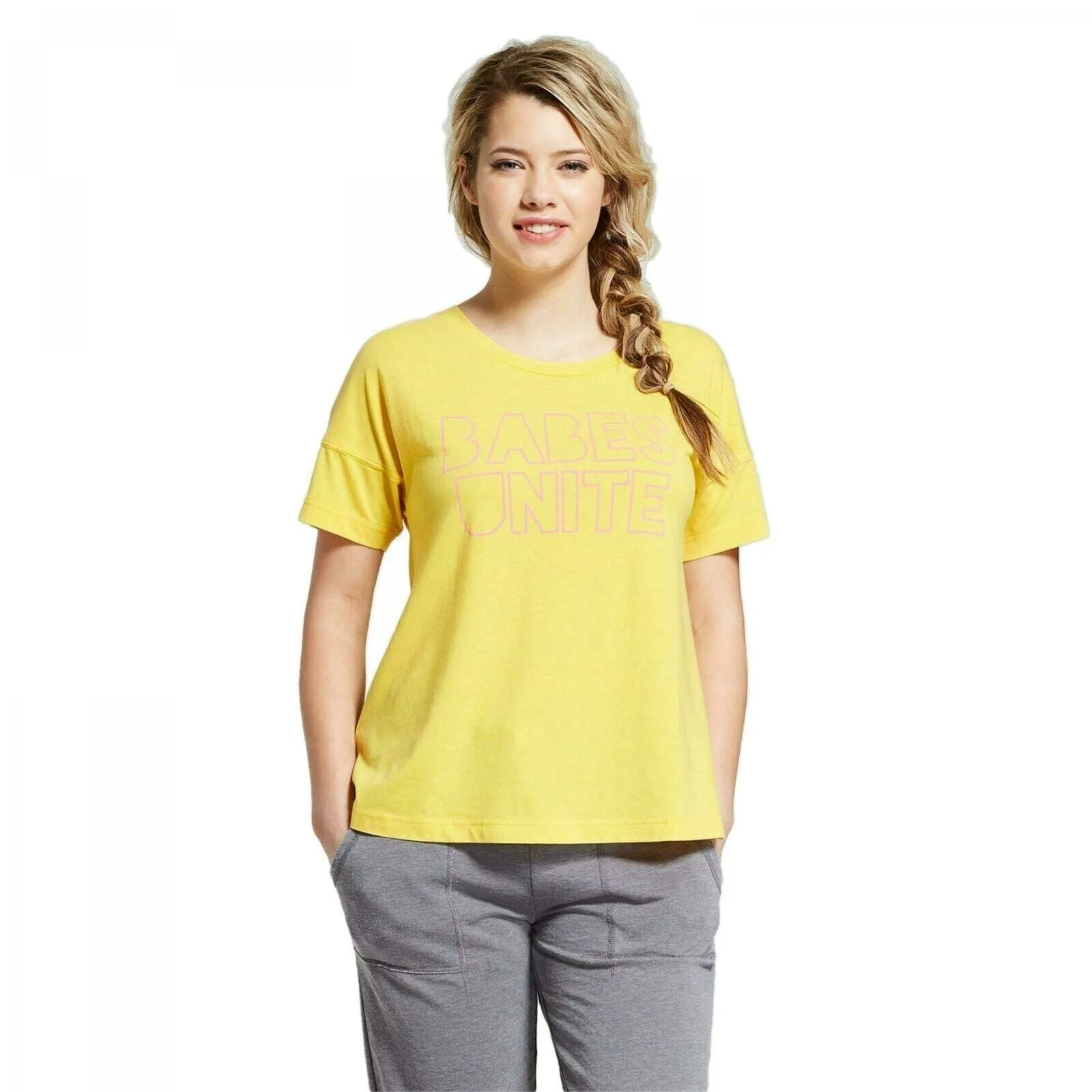 Xhilaration Women's Short-Sleeve Graphic Sleep T-Shirt