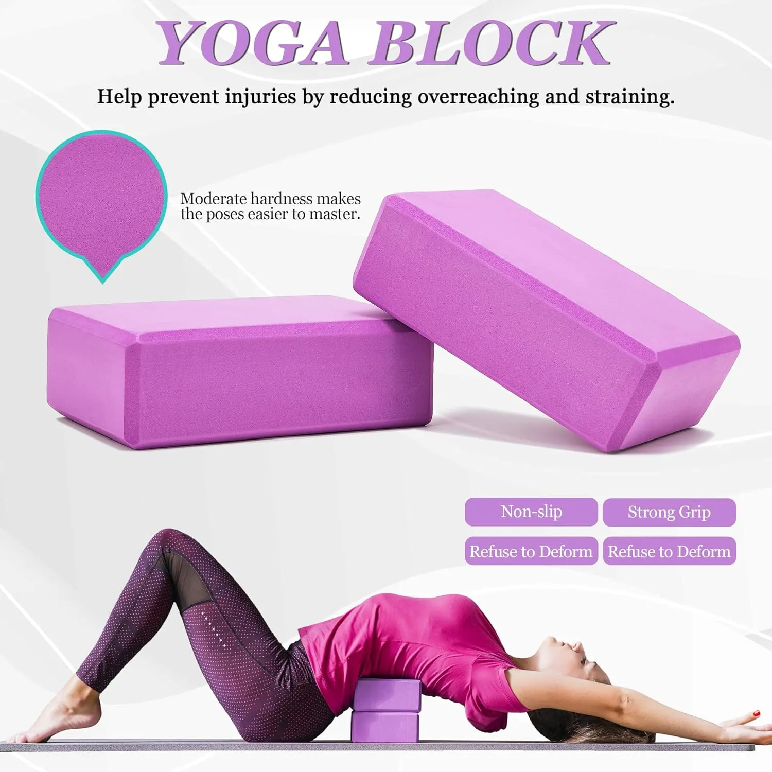 Yoga Wheel 12 in 1 Set with Back Cracker Roller for Pain Relief & Deep Tissue