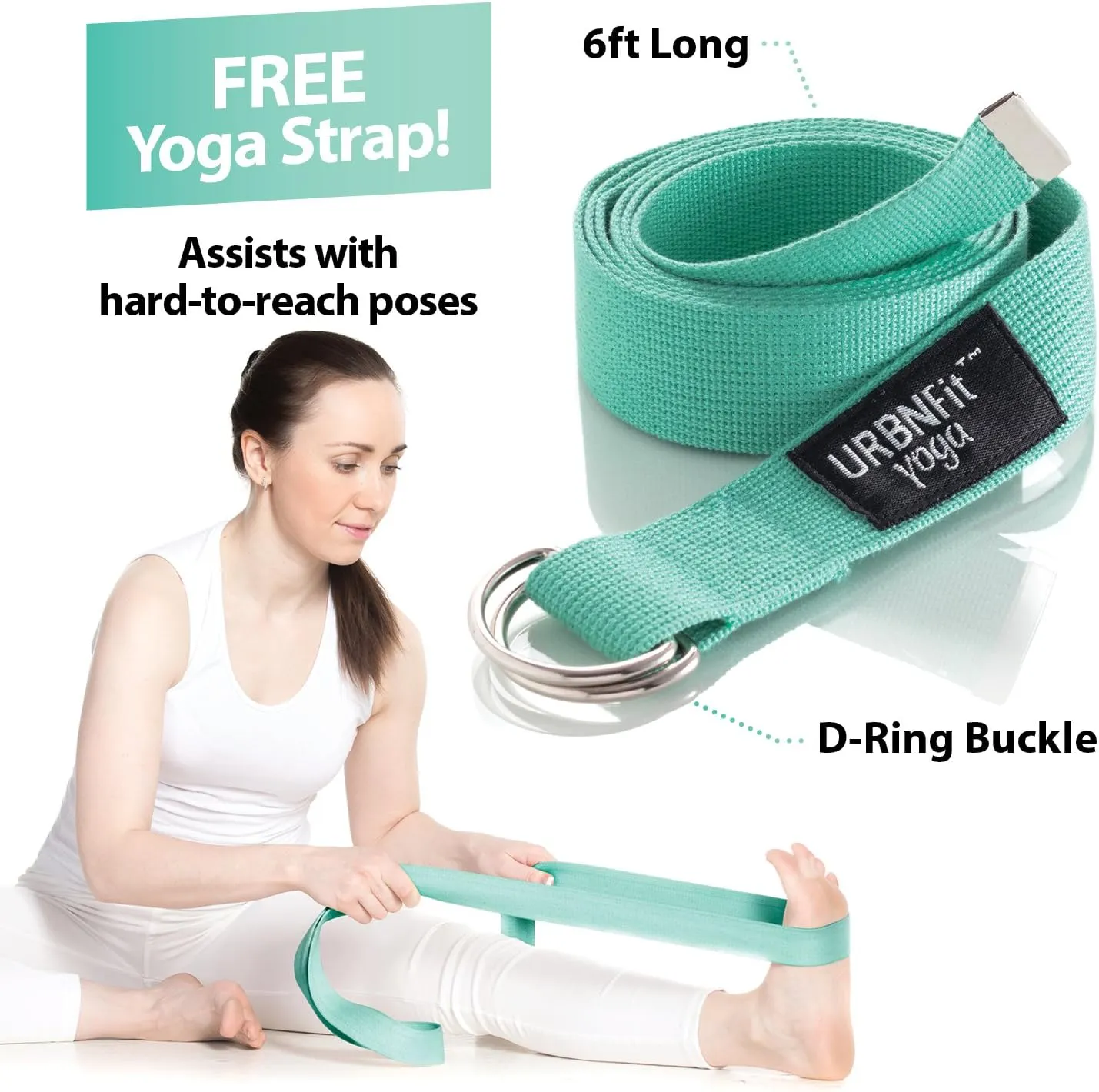 Yoga Wheel - 12-Inch Roller Designed for Stretching & Flexibility