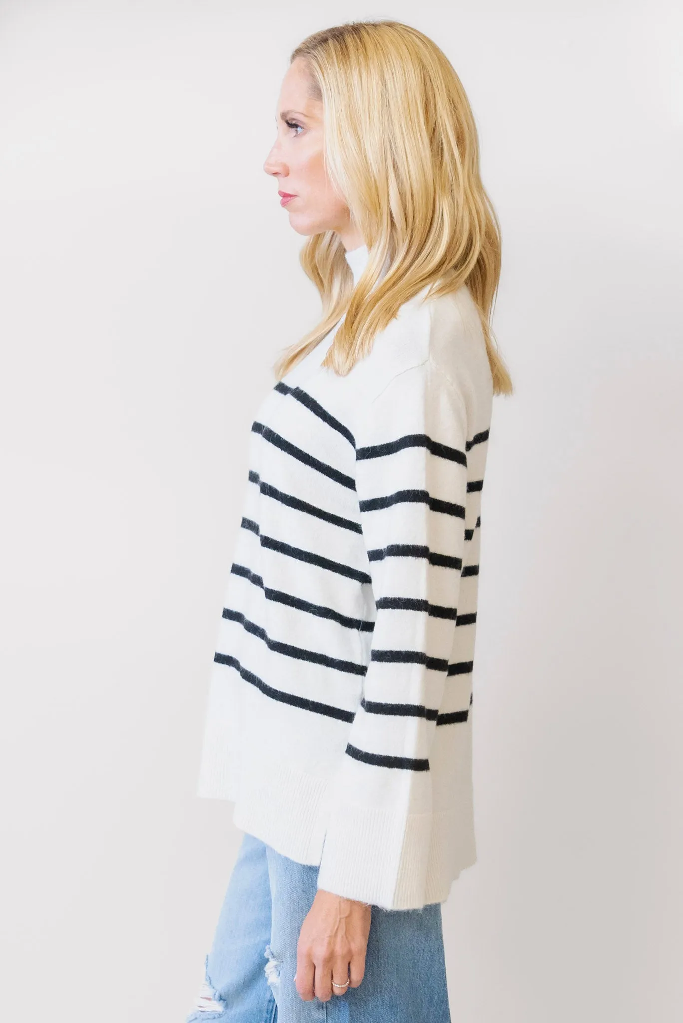 Z SUPPLY Fine Stripe Sweater