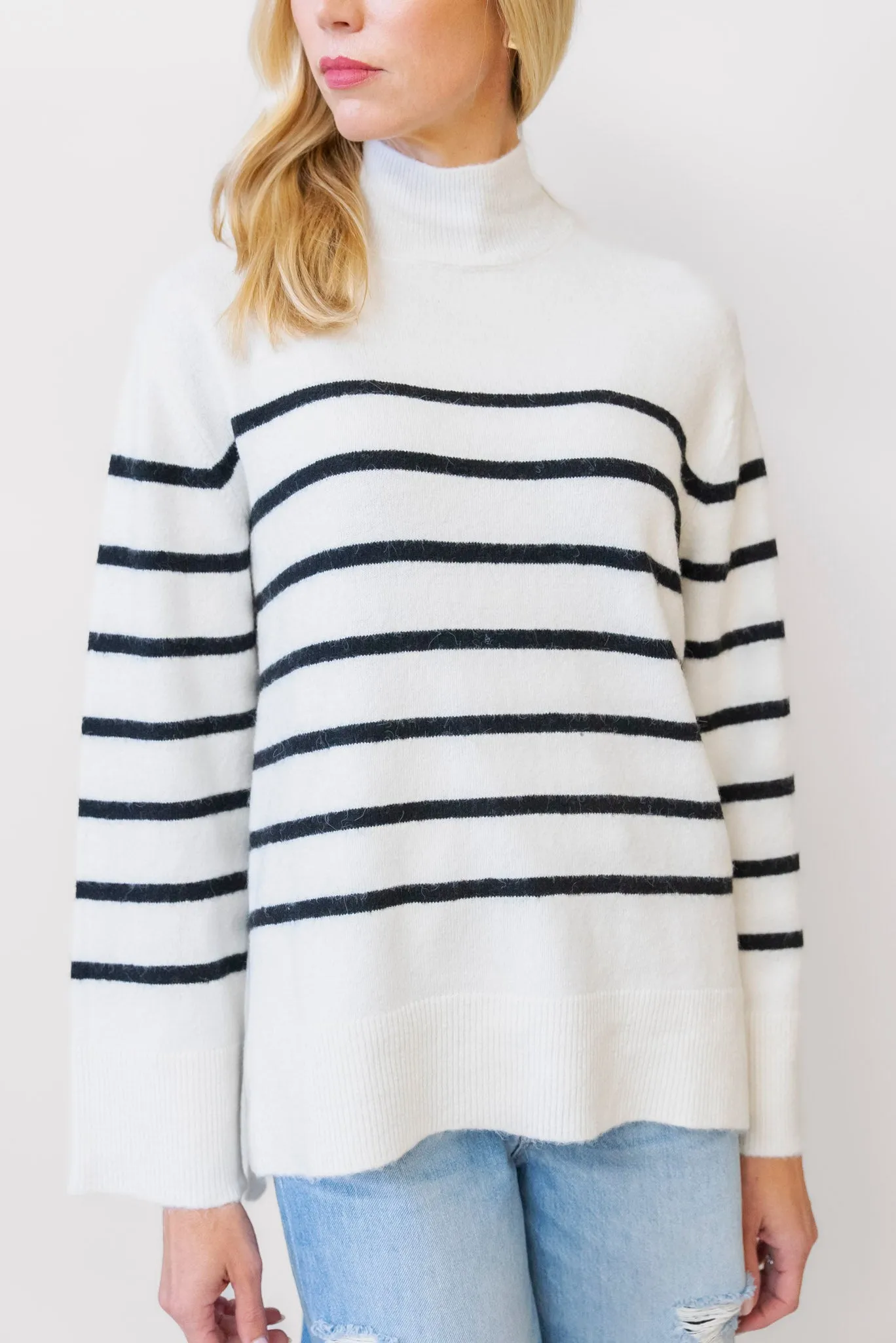 Z SUPPLY Fine Stripe Sweater
