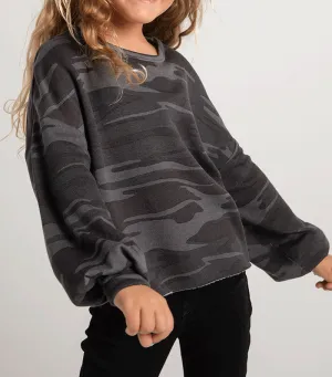 Z Supply Girls Mayori Camo Pullover